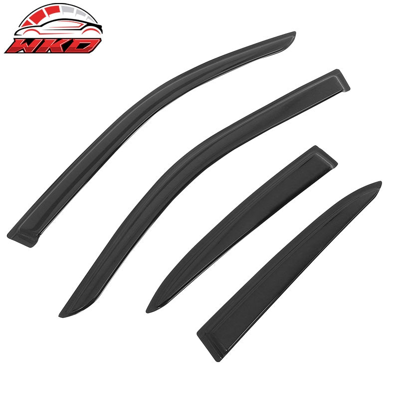 Fits 19-26 Lexus UX200 Tape on Window Visors Vent Rain Sun Wind Guards Deflector