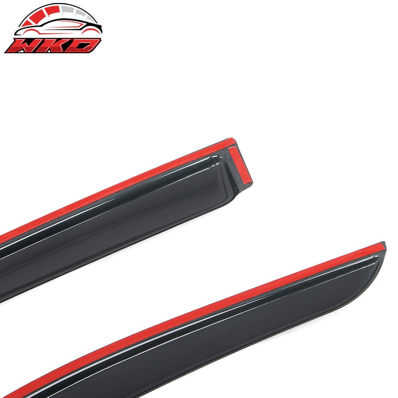 Fits 19-26 Lexus UX200 Tape on Window Visors Vent Rain Sun Wind Guards Deflector