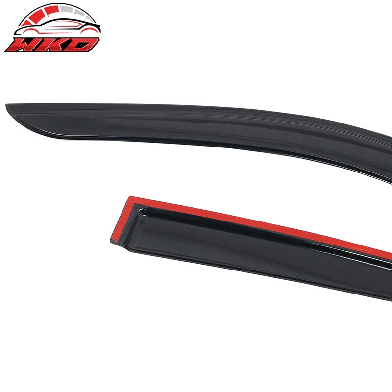 Fits 19-26 Lexus UX200 Tape on Window Visors Vent Rain Sun Wind Guards Deflector