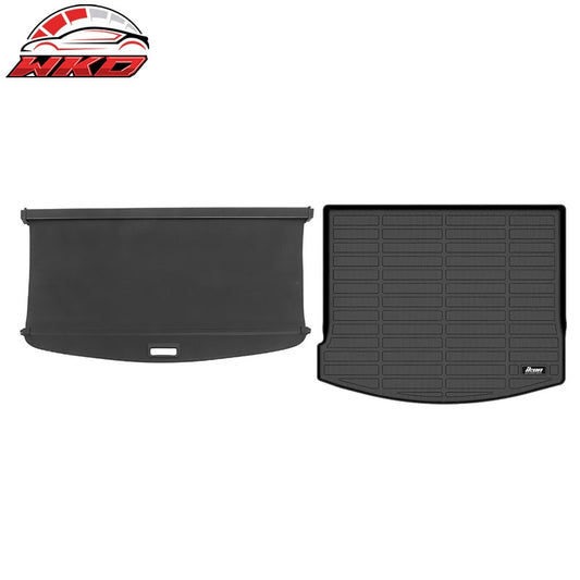 Wholesale 20-26 Lincoln Corsair 3D Molded TPE Trunk Mat Cargo Liner Pad + Cargo Cover - Wikond Auto