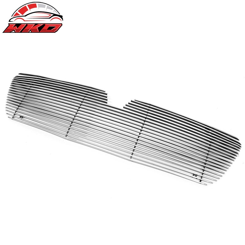 Fits 2003-2006 Lincoln Navigator Billet Style Front Bumper Hood Grille Chrome