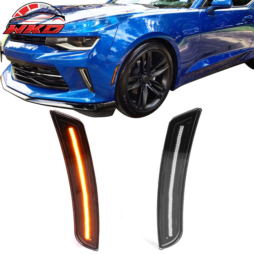 Fits 14-19 Cadillac CTS ATS 16-23 Chevy Camaro Front Side Corner Marker Light