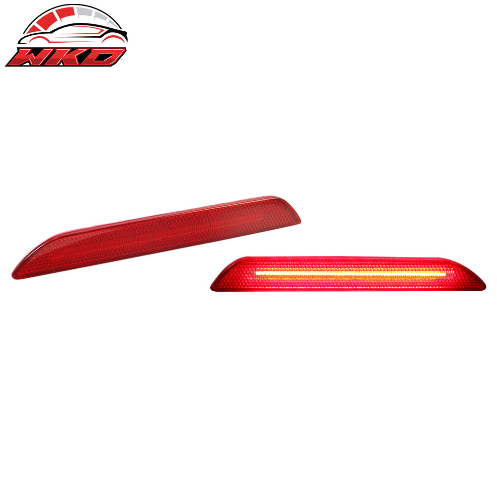 2015-17 Ford Mustang 2PCS Rear Bumper Side Marker LED Lights Lamps Reflectors | Wholesale