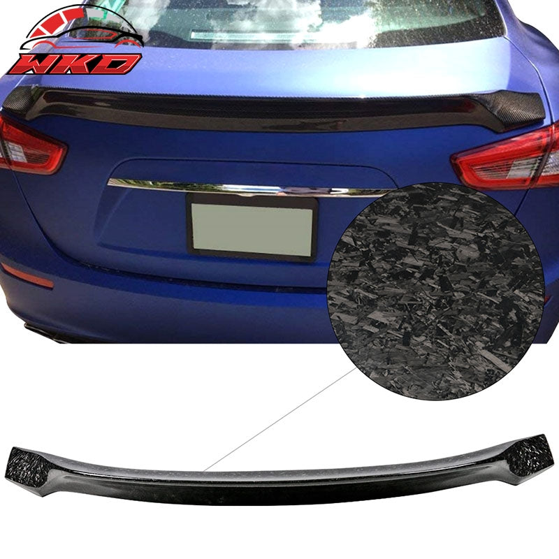 Fits 14-23 Maserati Ghibli ASPEC Style Trunk Spoiler Wing Forged Carbon Fiber