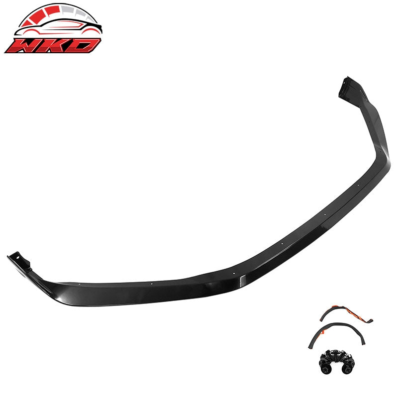 Fits 14-16 Mazda 3 4Dr 5Dr MS Style Front Bumper Lip Spoiler Splitter Guard ABS
