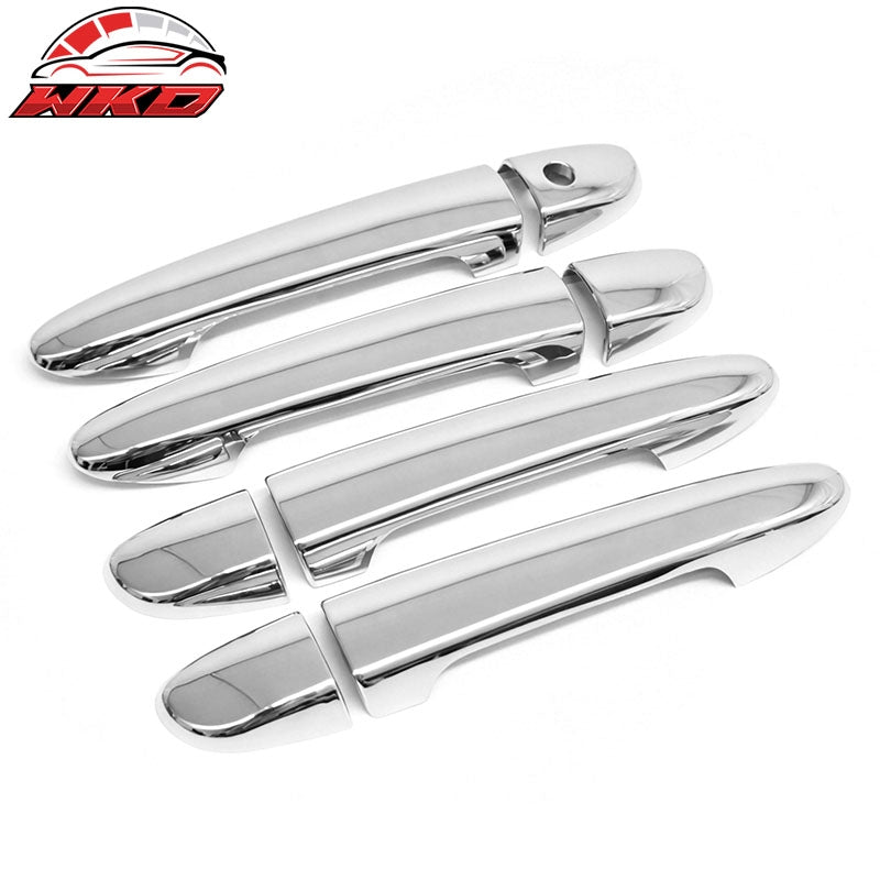Fits 10-16 Mazda 3 13-24 CX-5 Chrome ABS 4PCS Door Handle Covers with 1 Key Hole