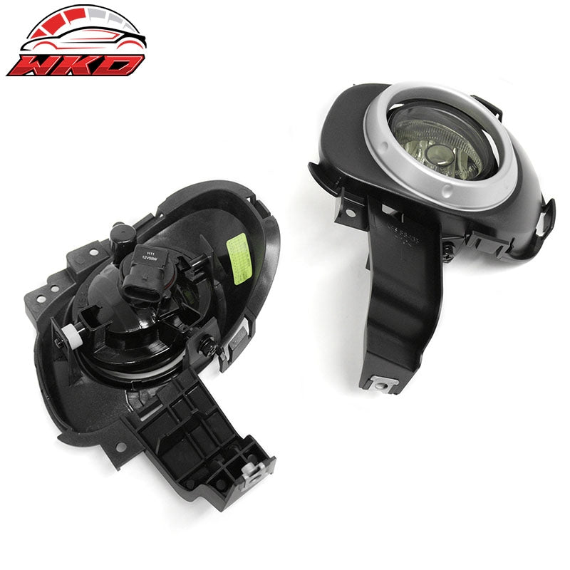Fits 04-06 Mazda 3 Hatchback Front Bumper Driving Fog Lights Lamps Smoke Lens