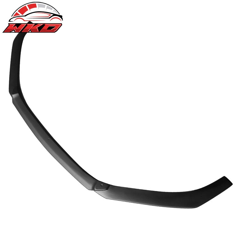Fits 14-17 Mazda 3 V1 Style Front Bumper Lip Chin Spoiler Splitter Unpainted PP