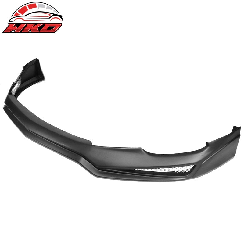 Fits 17 Mazda 3 V3 Style Front Bumper Lip - PP