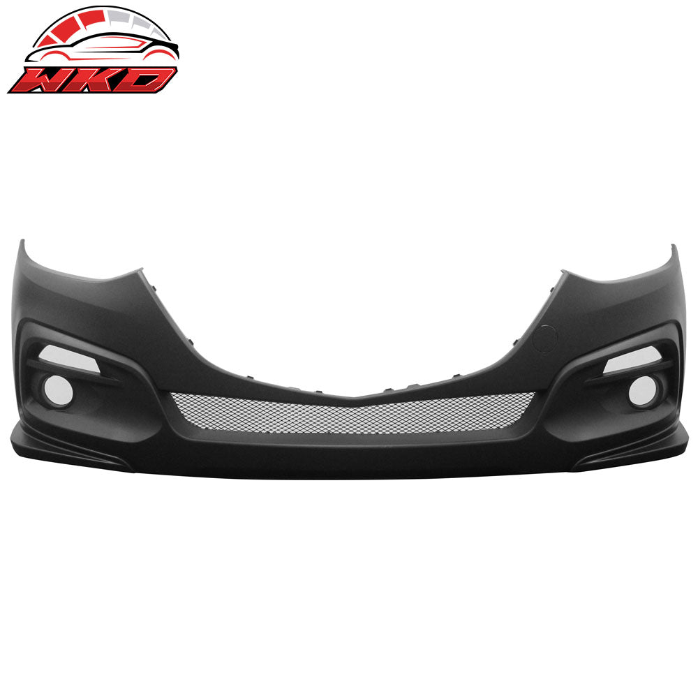 Fits 14-16 Mazda 3 KS Style Front Bumper Cover Conversion Grille Replacement