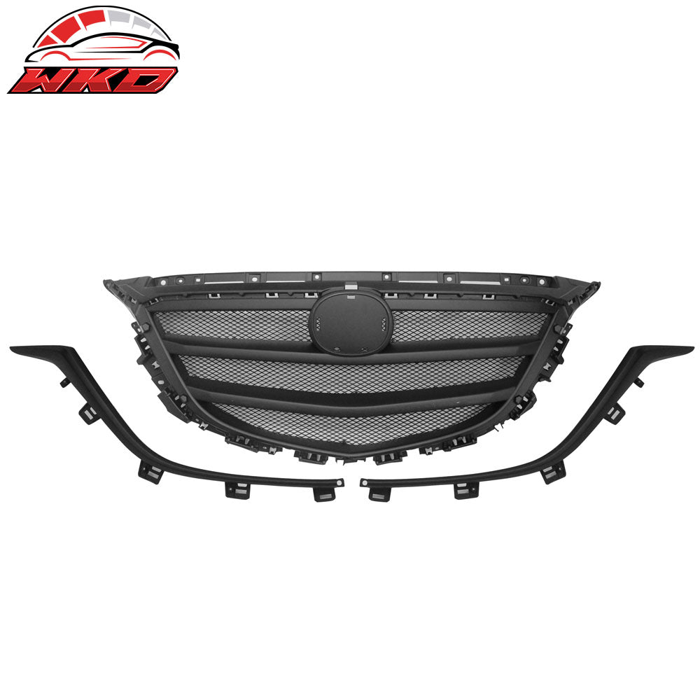 Fits 14-16 Mazda 3 KS Style Front Bumper Cover Conversion Grille Replacement