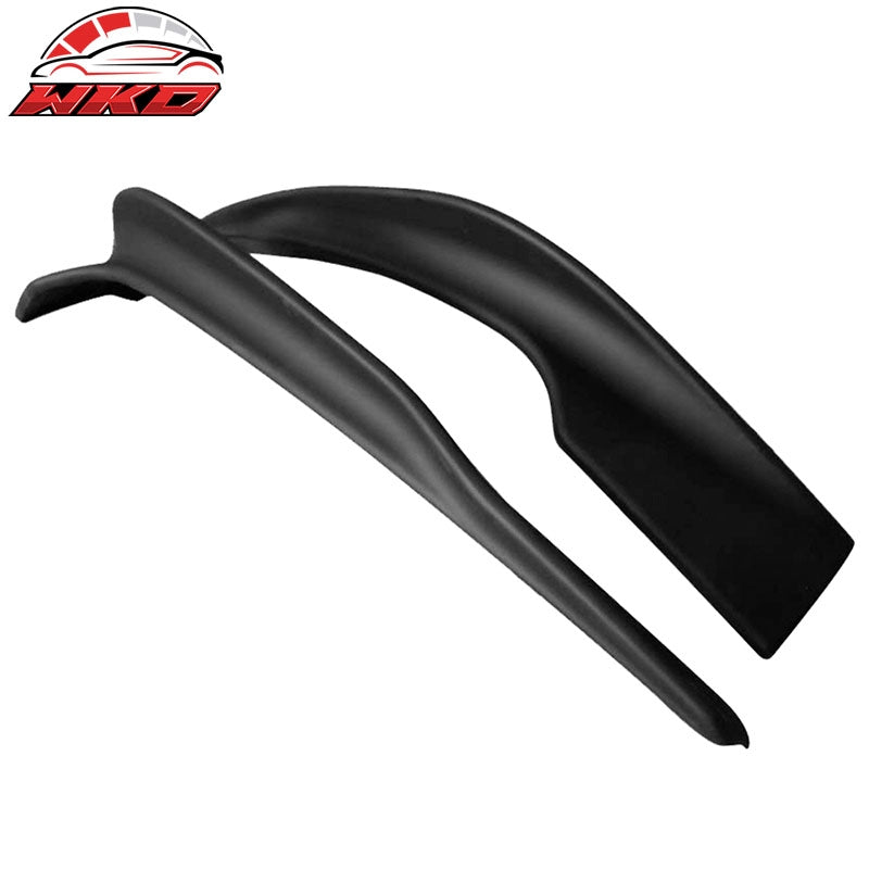 Fits 16-17 Mazda 6 2PCS Front Bumper Lip Splitter Spoiler Winglet Unpainted ABS