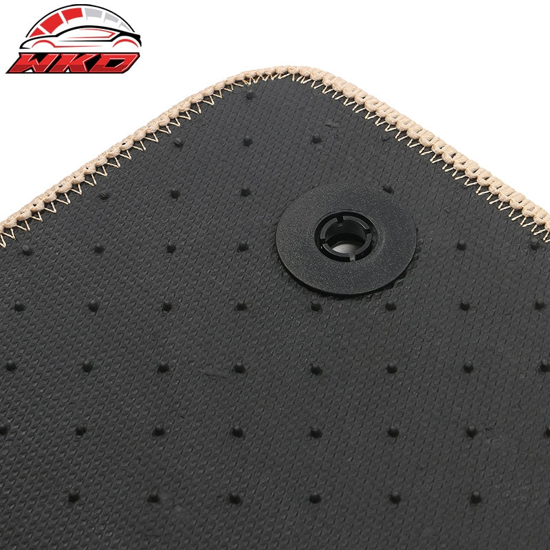 Fits 20-26 Mazda CX-30/19-26 Mazda 3 Nylon Floor Mats 1st 2nd Row 4PC - Beige