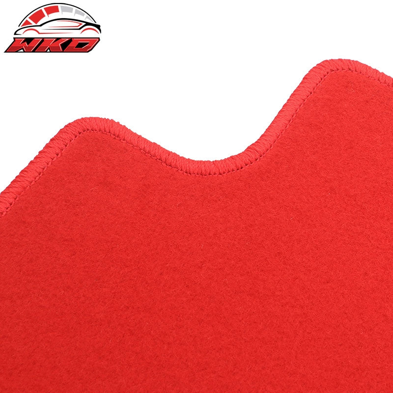 Fits 20-26 Mazda CX-30/19-26 Mazda 3 Nylon Floor Mats 1st 2nd Row 4PC - Red