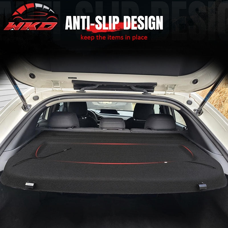 Fits 20-26 Mazda CX-30 Non-Retractable Cargo Cover Rear Trunk Privacy Shield