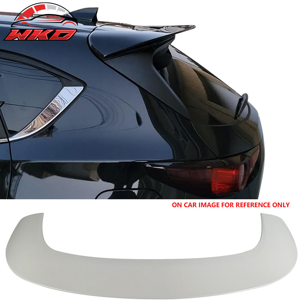 Fits 17-25 Mazda CX-5 KF IKON Style Roof Spoiler Painted ##25D Snowflake Pearl