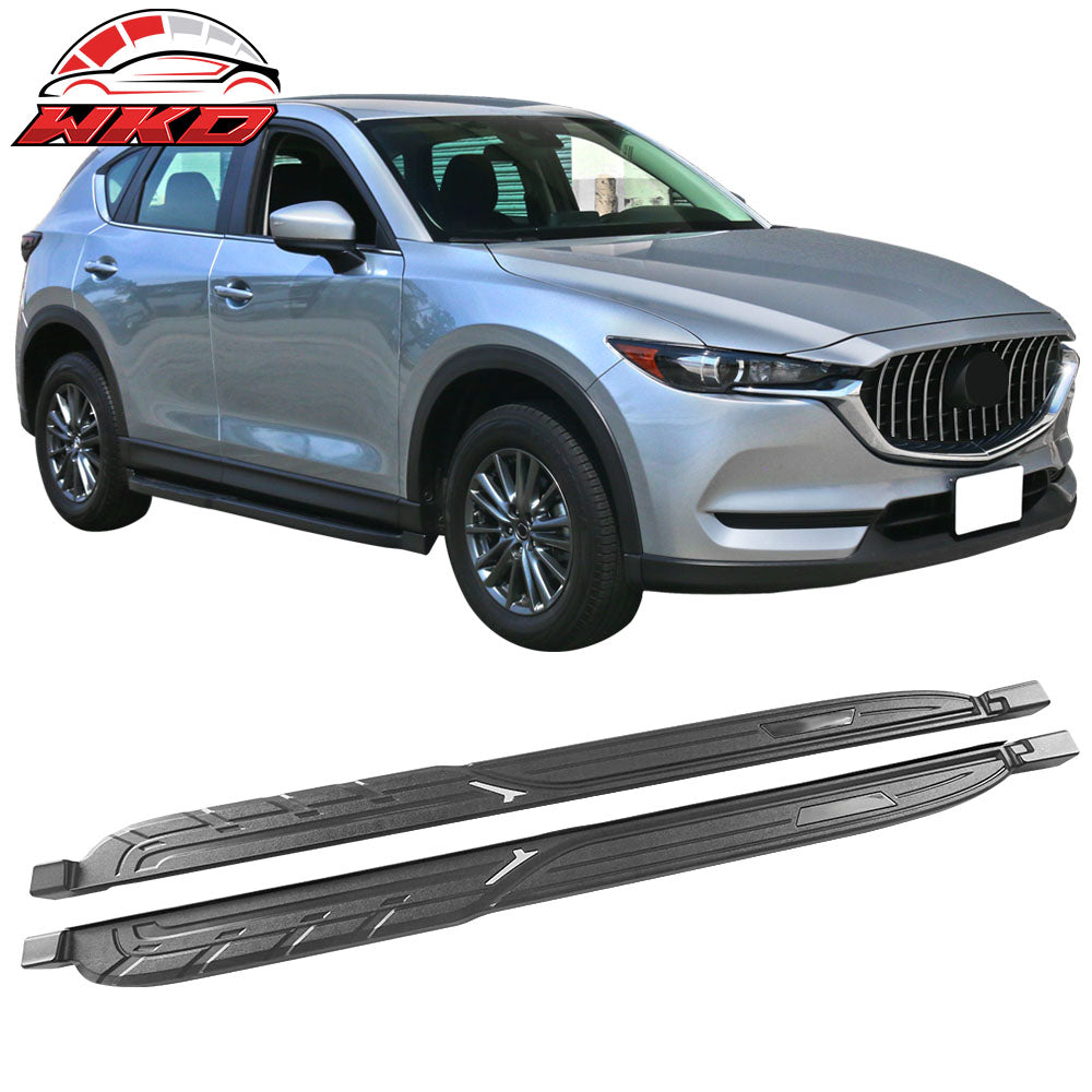 Fits 17-25 Mazda CX-5 CX5 2PCS Running Boards Side Door Step Nerf Bars ABS