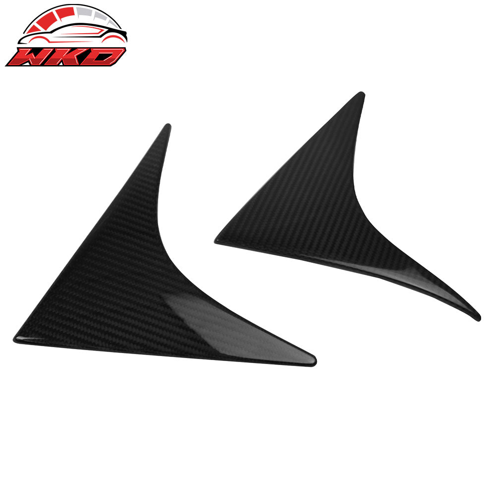Wholesale 12-16 Mazda CX-5 Door Carbon Fiber CF Rear Spoiler Triangle Trim Cover 2PCS