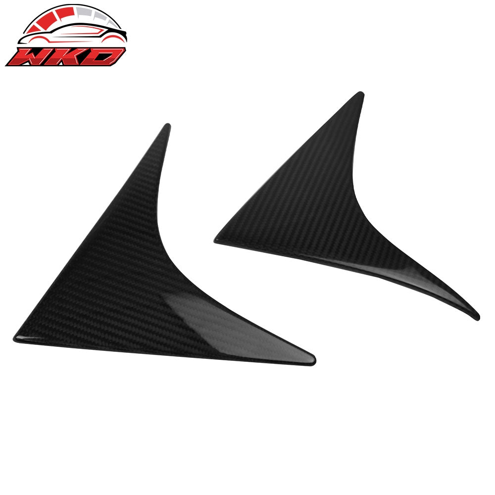 Wholesale 12-16 Mazda CX-5 Door Carbon Fiber CF Rear Spoiler Triangle Trim Cover 2PCS