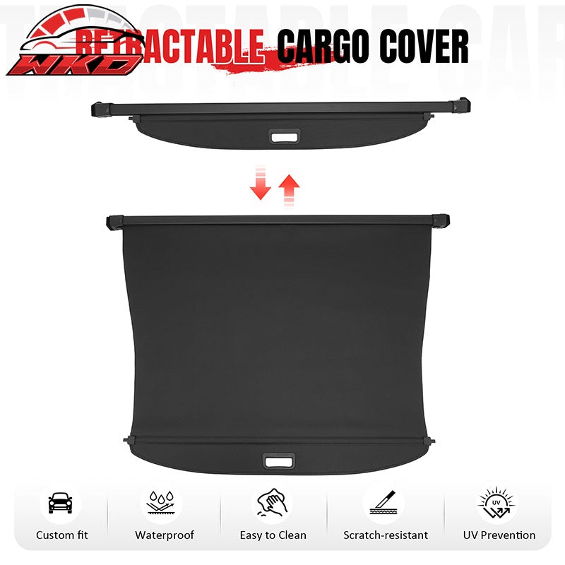 Wholesale 25-26 Mazda CX-70 24-26 CX-90 Retractable Cargo Cover Carbon Fiber Texture - Wikond Auto