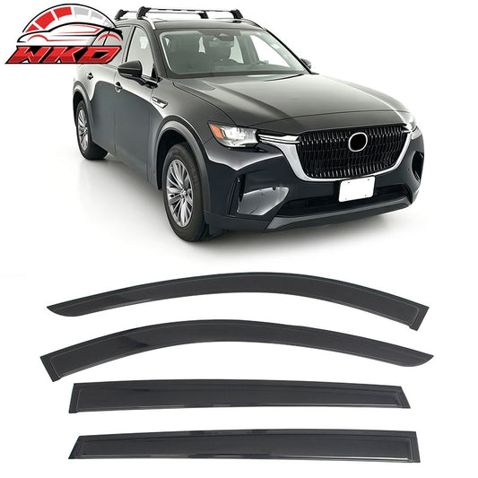 Wholesale 25-26 Mazda CX-70 & 24-26 CX-90 Tape-on Window Visors Vent Rain Deflectors - Wikond Auto