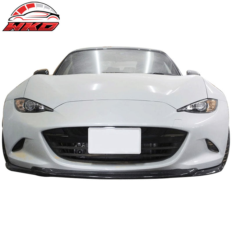 Fits 16-20 Mazda MX-5 MX5 Miata ND5RC GV Front Bumper Lip Carbon Fiber CF