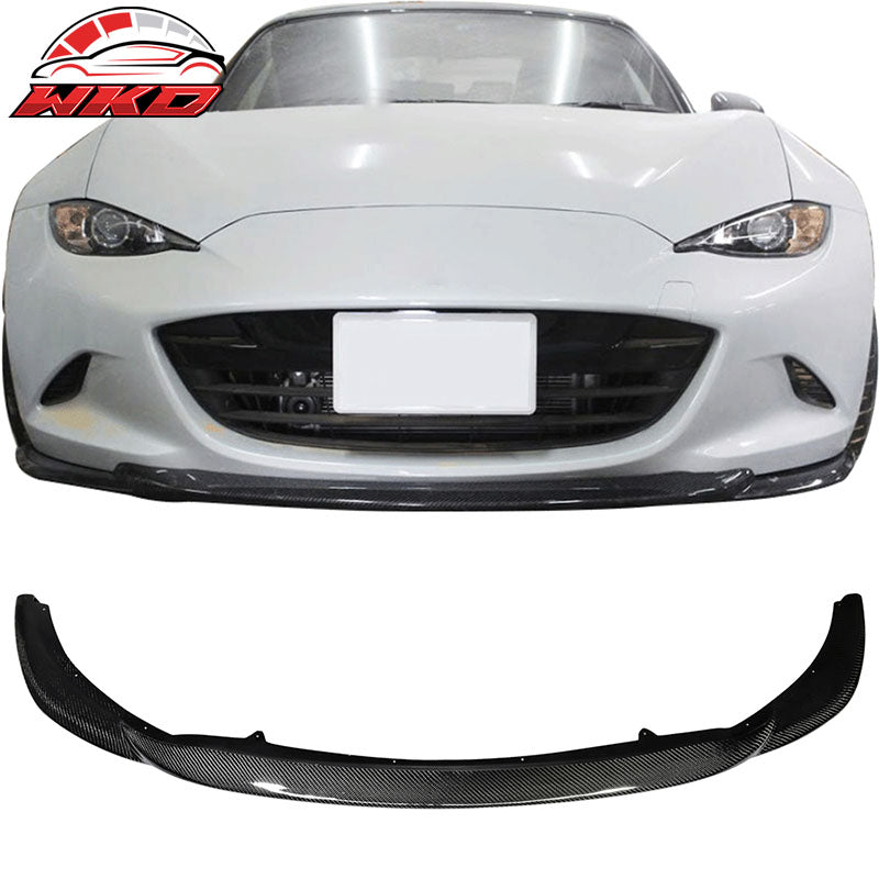 Fits 16-20 Mazda MX-5 MX5 Miata ND5RC GV Front Bumper Lip Carbon Fiber CF