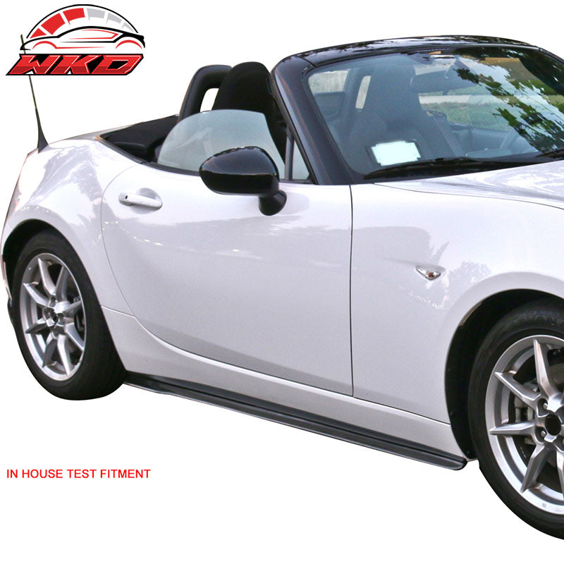 Fits 16-20 Mazda MX-5 Miata ND5RC CS Style Side Skirts 2PC Carbon Fiber CF