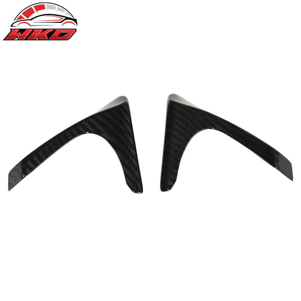 Fits 16-25 Mazda MX-5 MX5 Miata Carbon Fiber CF Interior Door Panel Trim 4PCS