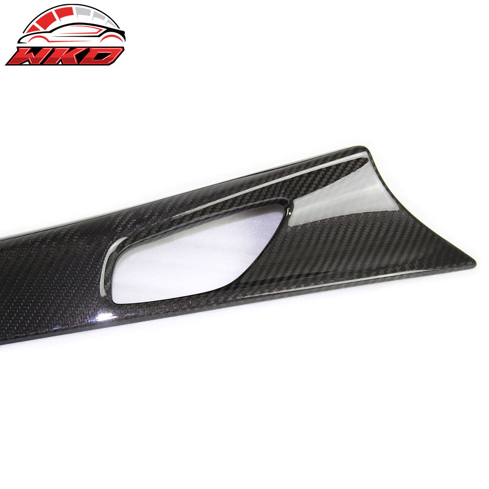 Fits 16-25 Mazda MX-5 MX5 Miata Carbon Fiber CF Interior Door Panel Trim 4PCS