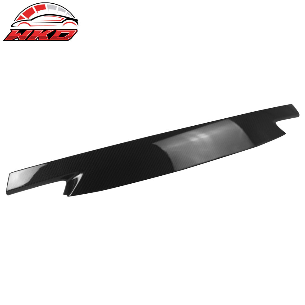 Fits 16-25 Mazda MX5 MX-5 Miata Carbon Fiber CF Front Bumper Air Dam Grille Trim