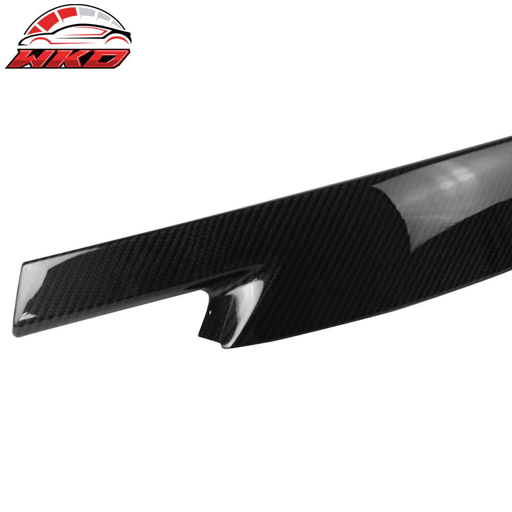 Fits 16-25 Mazda MX5 MX-5 Miata Carbon Fiber CF Front Bumper Air Dam Grille Trim