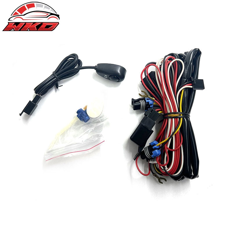 Fits 01-03 Mazda Miata 02-03 MPV 05-06 Tribute Fog Lights W/Wiring Smoke Lens