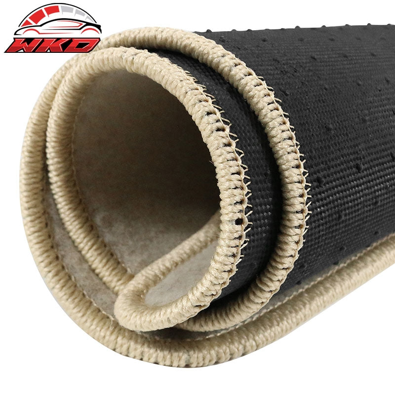 Fits 90-97 Mazda Miata MX-5 Floor Mats Liner Left Right Nylon Beige Carpet 2PC