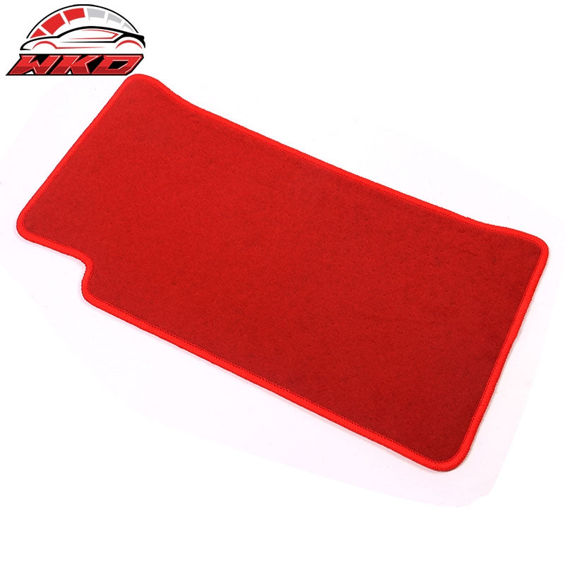 Fits 90-97 Mazda Miata MX-5 Car Auto Floor Mats Cargo Liner Nylon Red Carpet 2PC