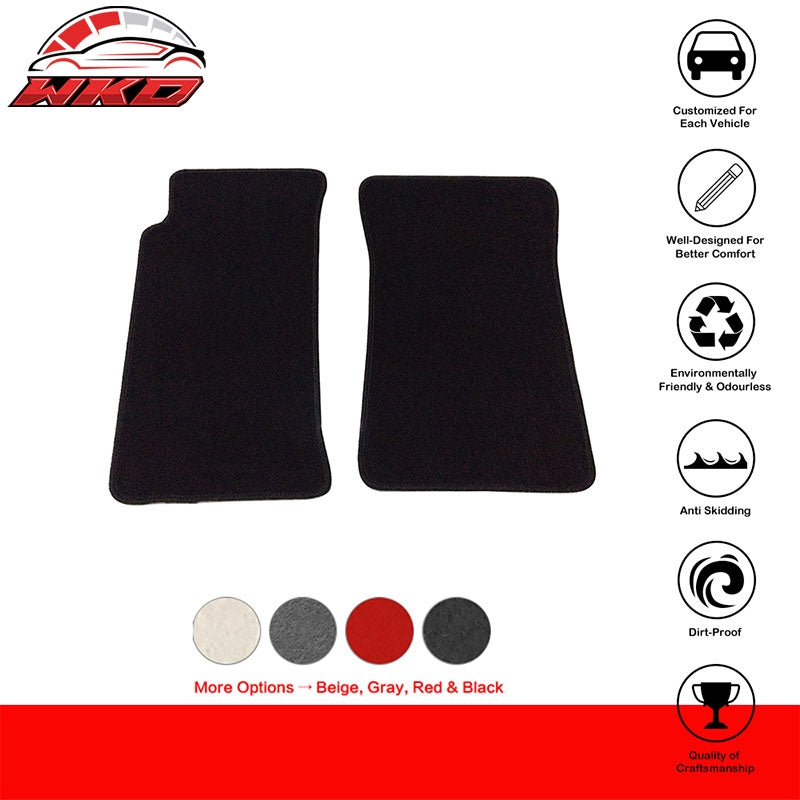 Wholesale 90-97 Mazda Miata MX5 OE Factory Fitment Floor Mats Carpets Nylon Black 2PC - Wikond Auto