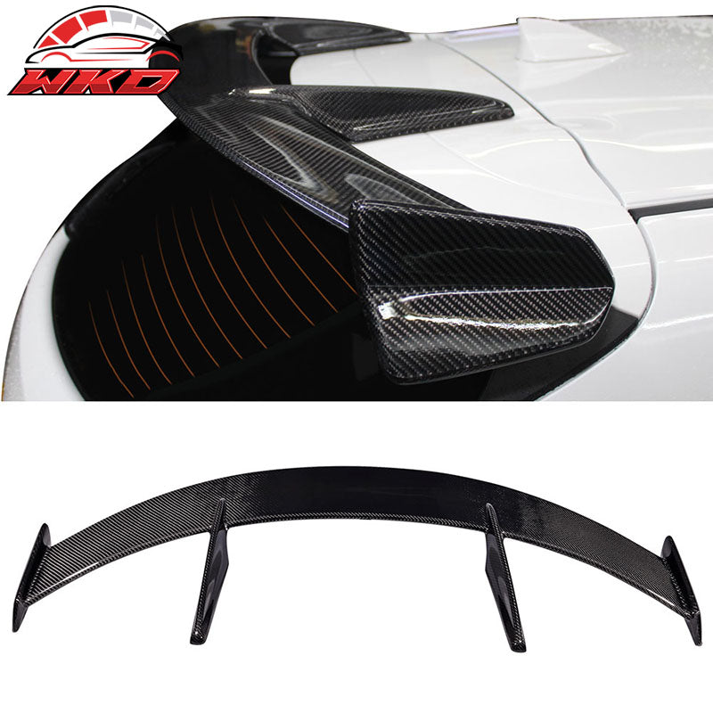 Wholesale 14-18 Mazda 3 5-Door Hatchback KS Style Matte Carbon Fiber CF Roof Spoiler
