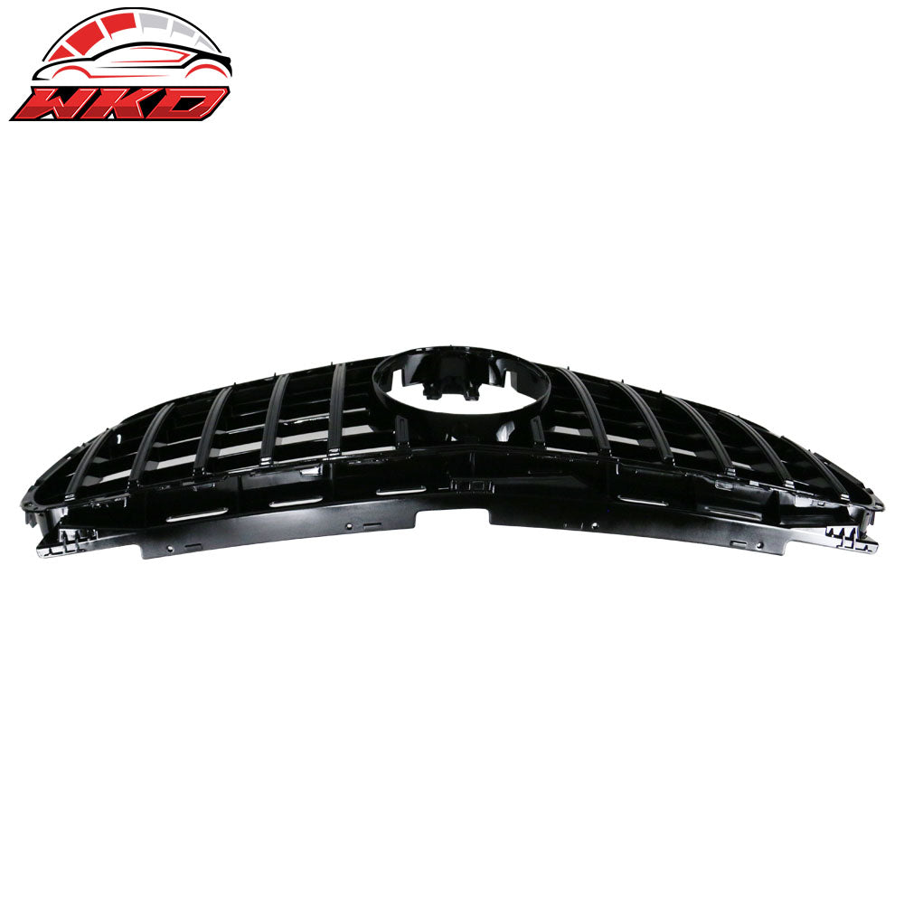 Fits 14-16 Mercedes Benz E-Class W212 AMG GT Style Gloss Black Upper Grille ABS