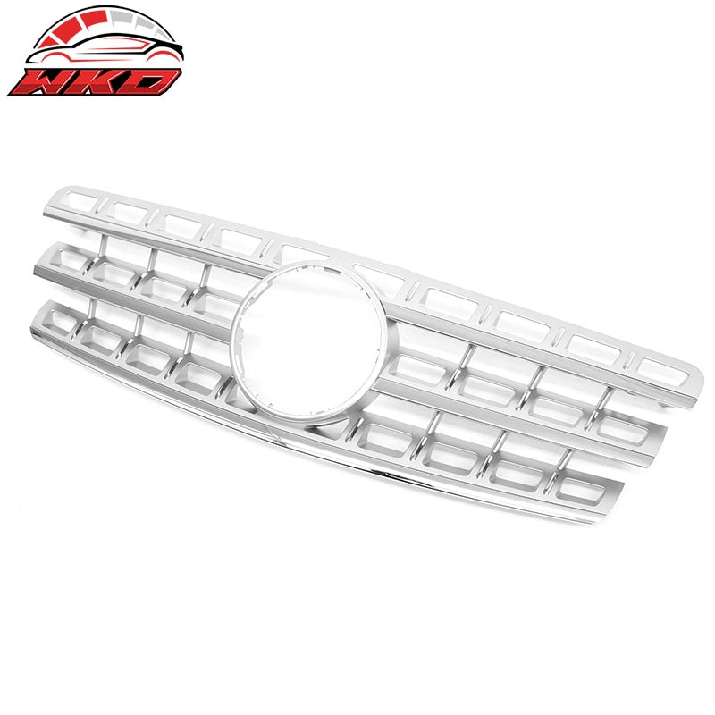 Fits 09-11 Mercedes-Benz ML Class W164 Chrome Front Upper Grille Replacement