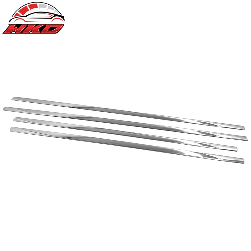 Fits 06-11 Mercedes-Benz W164 ML-Class Window Belt Molding Stainless Steel 4PCS