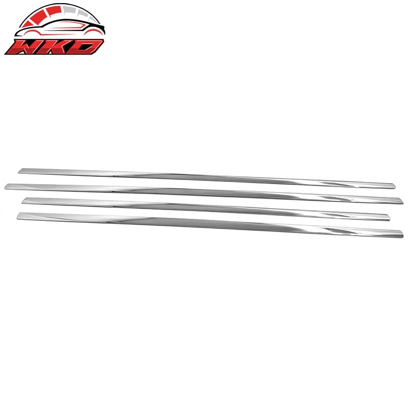 Fits 06-11 Mercedes-Benz W164 ML-Class Window Belt Molding Stainless Steel 4PCS