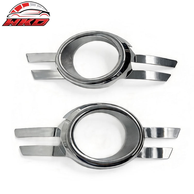 Wholesale 08-11 Mercedes-Benz W204 C-Class Chrome Fog Lights Bezels Garnish Trim ABS - Wikond Auto