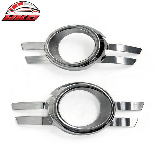 Wholesale 08-11 Mercedes-Benz W204 C-Class Chrome Fog Lights Bezels Garnish Trim ABS - Wikond Auto