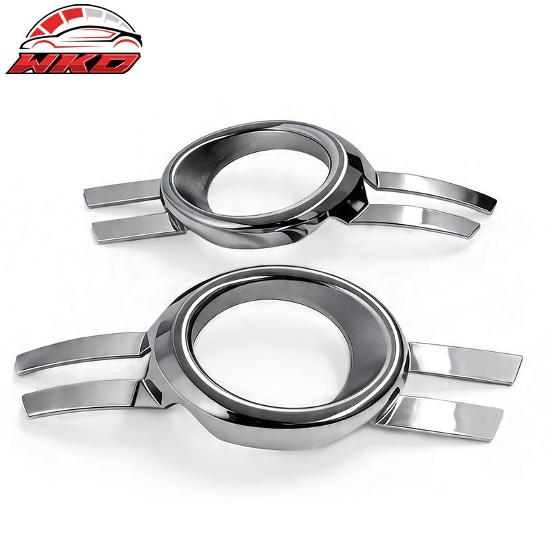 Wholesale 08-11 Mercedes-Benz W204 C-Class Chrome Fog Lights Bezels Garnish Trim ABS - Wikond Auto