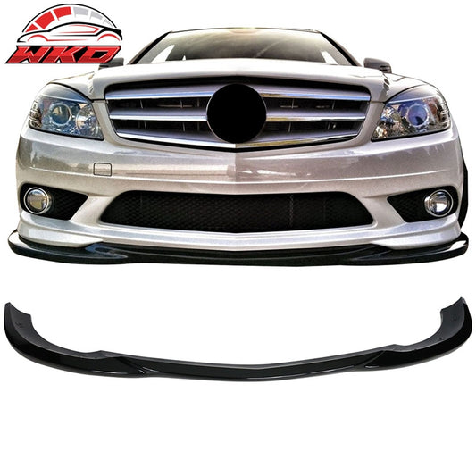 Wholesale 08-11 Mercedes-Benz W204 C Class GH Style GBK Front Bumper Lip Spoiler ABS