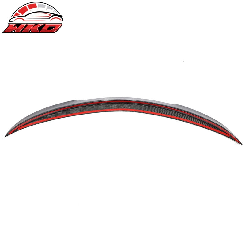 Fits 15-21 Mercedes-Benz W205 C Class Sedan FD Style Carbon Fiber Trunk Spoiler