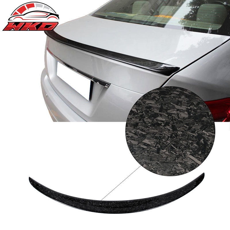 Fits 08-14 Mercedes C Class W204 AMG Trunk Spoiler - Matte Forged Carbon Fiber