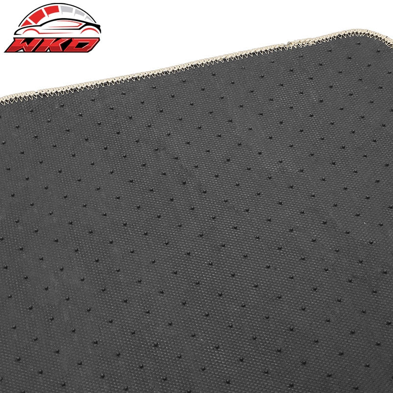 Fits 17-24 Mini Cooper Countryman Nylon Floor Mats Liner Beige Front Rear Carpet
