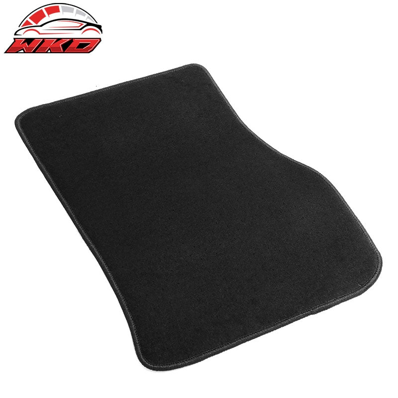 Fits 17-24 Mini Cooper Countryman Nylon Floor Mats Liner Black Front Rear Carpet