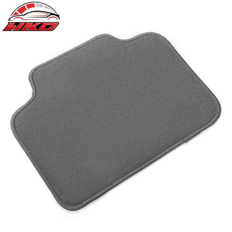 Fits 17-24 Mini Cooper Countryman Nylon Gray Floor Mats Liner Front Rear Carpet
